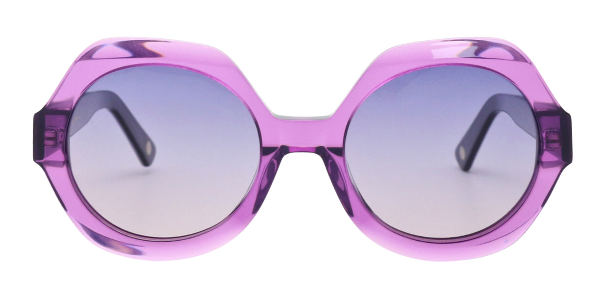 Purple Angles Hexagon| Vontelle – Vontélle Eyewear